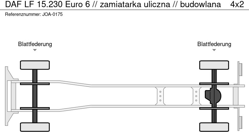 DAF LF 15.230 Euro 6 // zamiatarka uliczna // budowlana - Road sweeper: picture 2 DAF LF 15.230 Euro 6 // zamiatarka uliczna // budowlana - Road sweeper: picture 2