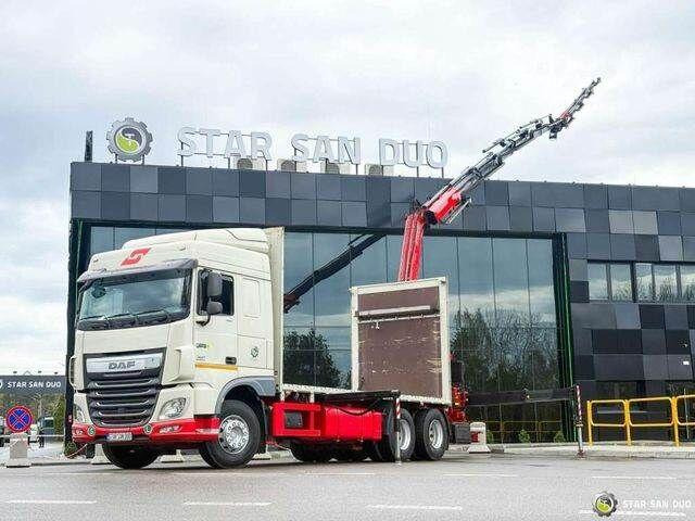 DAF XF 440 6x2 Fassi F365 FLY JIBCranePallet Grippe - Dropside/ Flatbed truck, Crane truck: picture 1 DAF XF 440 6x2 Fassi F365 FLY JIBCranePallet Grippe - Dropside/ Flatbed truck, Crane truck: picture 1