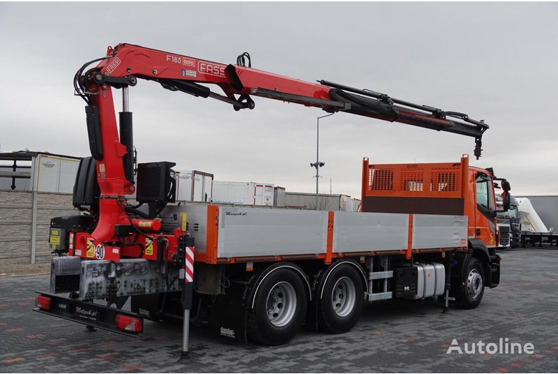 Iveco 420 Flatbed + crane FASSI 185 6x2 - Dropside/ Flatbed truck, Crane truck: picture 4 Iveco 420 Flatbed + crane FASSI 185 6x2 - Dropside/ Flatbed truck, Crane truck: picture 4