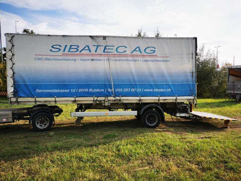 KRAPF BE Trailer Pritsche+Plane + LBW AHT1000 kg - - Curtainsider semi-trailer: picture 4 KRAPF BE Trailer Pritsche+Plane + LBW AHT1000 kg - - Curtainsider semi-trailer: picture 4