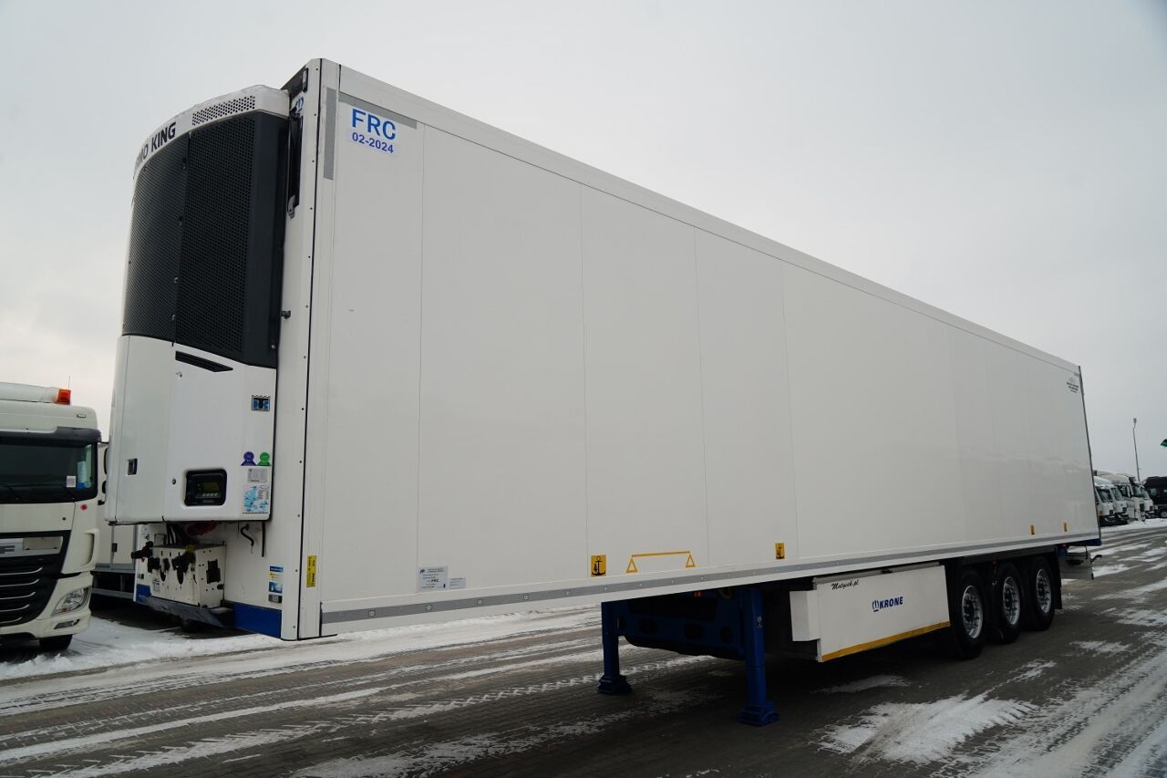 Krone CHŁODNIA / THERMO KING / OŚ PODNOSZONA / KOSZ NA PALETY - Refrigerator semi-trailer: picture 2 Krone CHŁODNIA / THERMO KING / OŚ PODNOSZONA / KOSZ NA PALETY - Refrigerator semi-trailer: picture 2