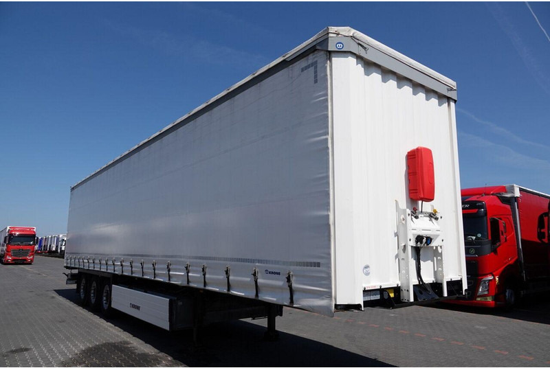 Krone FIRANKA / 2021 ROK / KOSZ NA PALETY / 2 OSIE PODNOSZONE / SPROWA - Curtainsider semi-trailer: picture 2 Krone FIRANKA / 2021 ROK / KOSZ NA PALETY / 2 OSIE PODNOSZONE / SPROWA - Curtainsider semi-trailer: picture 2