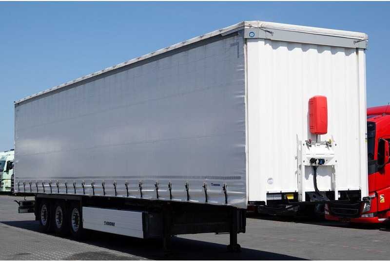 Krone FIRANKA / 2021 ROK / KOSZ NA PALETY / 2 OSIE PODNOSZONE / SPROWA - Curtainsider semi-trailer: picture 1 Krone FIRANKA / 2021 ROK / KOSZ NA PALETY / 2 OSIE PODNOSZONE / SPROWA - Curtainsider semi-trailer: picture 1