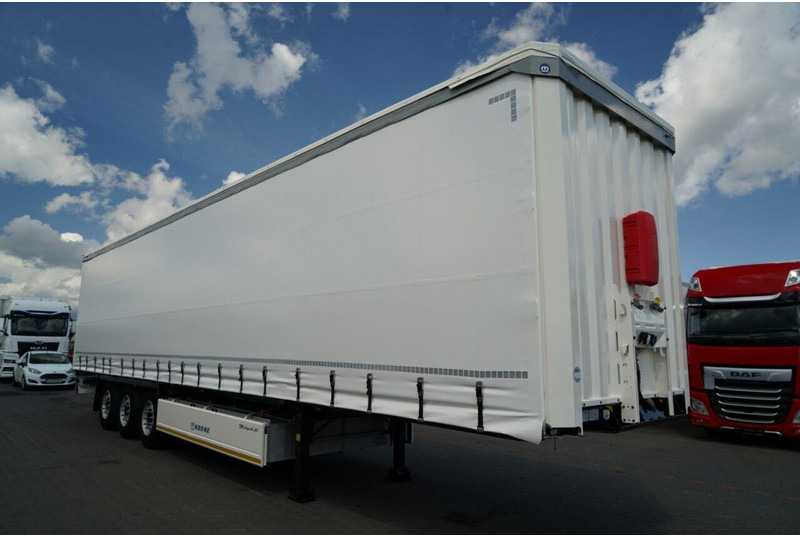 Krone FIRANKA / STANDARD / 2021 ROK / KOSZ NA PALETY / 2 OSIE PODNOSZO - Curtainsider semi-trailer: picture 2 Krone FIRANKA / STANDARD / 2021 ROK / KOSZ NA PALETY / 2 OSIE PODNOSZO - Curtainsider semi-trailer: picture 2
