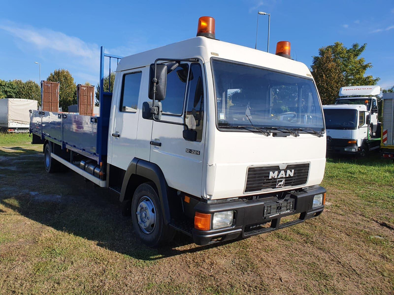 MAN 12.224 - Doka trailer - Dropside/ Flatbed truck: picture 1 MAN 12.224 - Doka trailer - Dropside/ Flatbed truck: picture 1