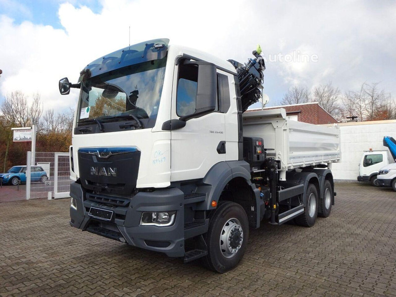 MAN 33.430 - 3 way tipper+crane 6x6 - Tipper, Crane truck: picture 1 MAN 33.430 - 3 way tipper+crane 6x6 - Tipper, Crane truck: picture 1