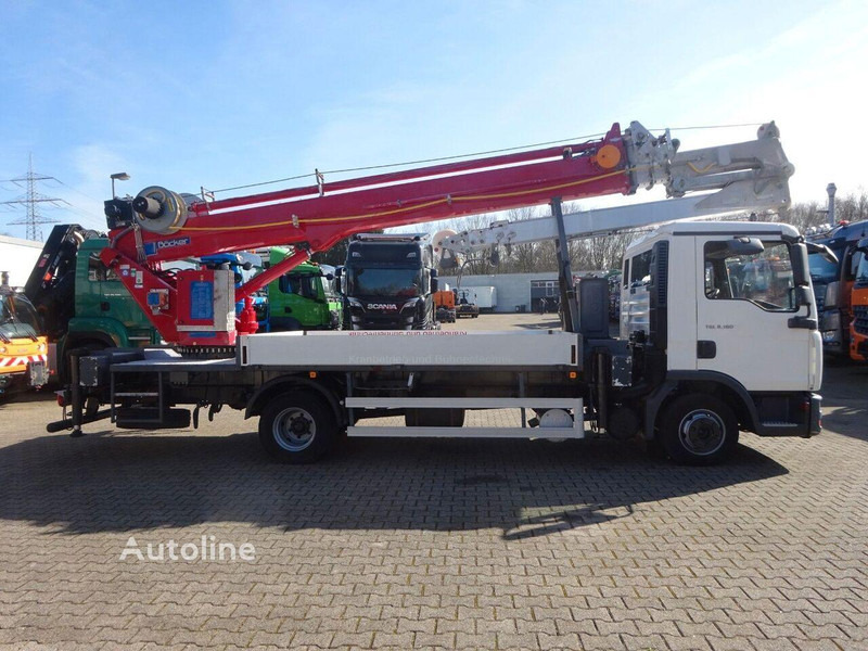 Dropside/ Flatbed truck, Crane truck MAN 8.180 TGL - Flatbed+crane: picture 7
