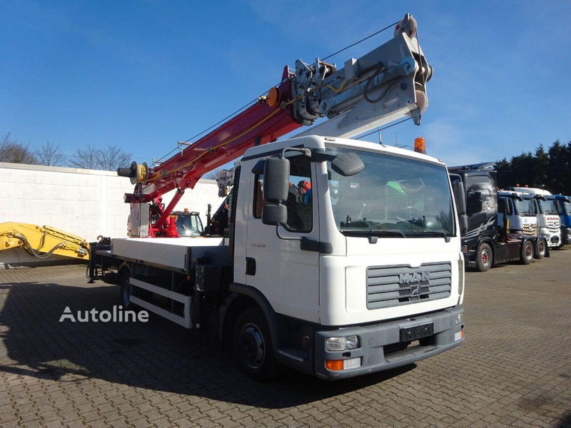 Dropside/ Flatbed truck, Crane truck MAN 8.180 TGL - Flatbed+crane: picture 10