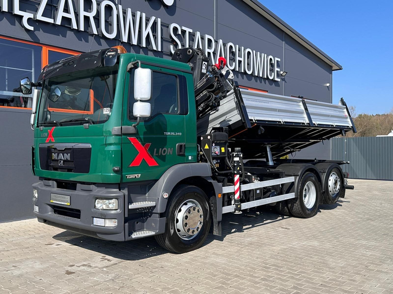 Tipper, Crane truck MAN GM TGS TGX 26.340 // E5// 6x2 6x4 //WYWROTKA 3-S / HIAB XS 122 H: picture 19