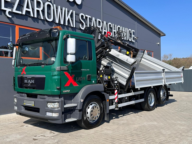 Tipper, Crane truck MAN GM TGS TGX 26.340 // E5// 6x2 6x4 //WYWROTKA 3-S / HIAB XS 122 H: picture 16