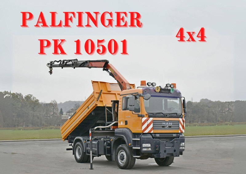 MAN TGA 18.360 - Tipper, Crane truck: picture 1 MAN TGA 18.360 - Tipper, Crane truck: picture 1