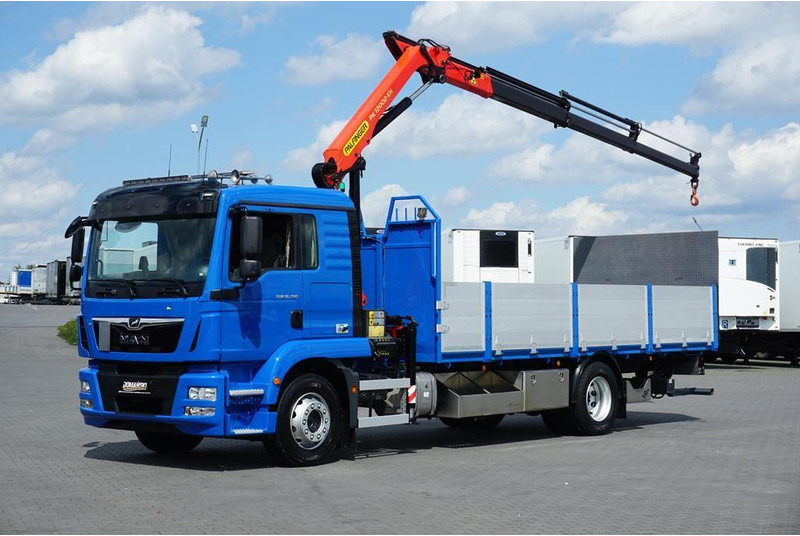 MAN TGM / 18.290 / SKRZYNIOWY + HDS + WINDA / PALFINGER PK 12002 / - Dropside/ Flatbed truck, Crane truck: picture 1 MAN TGM / 18.290 / SKRZYNIOWY + HDS + WINDA / PALFINGER PK 12002 / - Dropside/ Flatbed truck, Crane truck: picture 1
