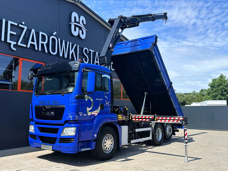 MAN TGM TGS TGX 26.360 // E5 // 6x2 6x4 // WYWROTKA 3-S // HMF 1420 - Tipper, Crane truck: picture 1 MAN TGM TGS TGX 26.360 // E5 // 6x2 6x4 // WYWROTKA 3-S // HMF 1420 - Tipper, Crane truck: picture 1