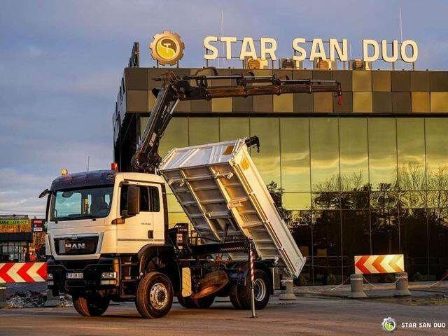 MAN TGS 18.360 4x4 HIAB 144 E-4 Crane Kipper - Tipper, Crane truck: picture 4 MAN TGS 18.360 4x4 HIAB 144 E-4 Crane Kipper - Tipper, Crane truck: picture 4