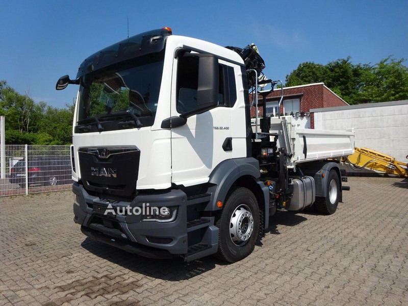 Leasing of MAN TGS 22.400 - 3 way tipper + crane MAN TGS 22.400 - 3 way tipper + crane: picture 6