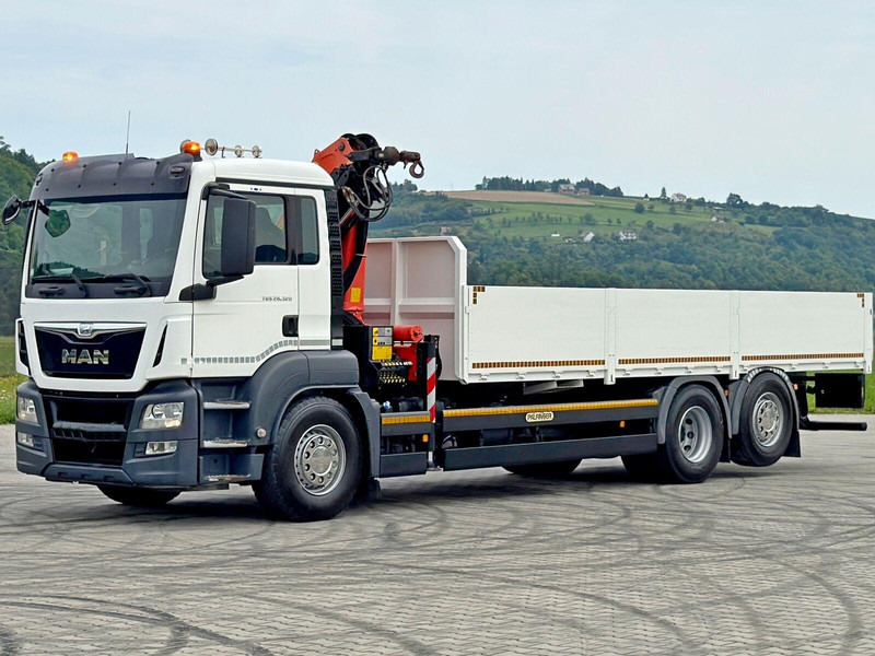 MAN TGS 26.320*PRITSCHE 7,20 / PK 16001-KA + FUNK - Dropside/ Flatbed truck, Crane truck: picture 4 MAN TGS 26.320*PRITSCHE 7,20 / PK 16001-KA + FUNK - Dropside/ Flatbed truck, Crane truck: picture 4