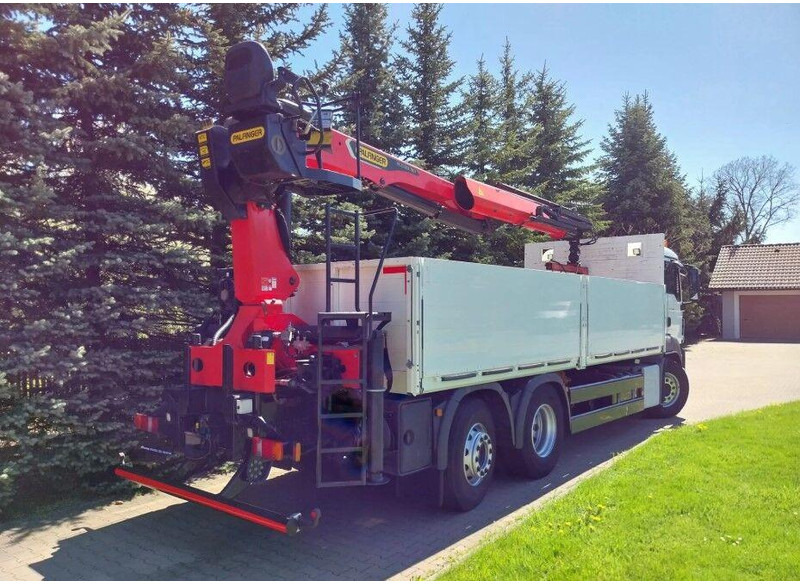 Dropside/ Flatbed truck, Crane truck MAN TGS 26.400 Flatbed + Crane Palfinger PK 23001L: picture 11