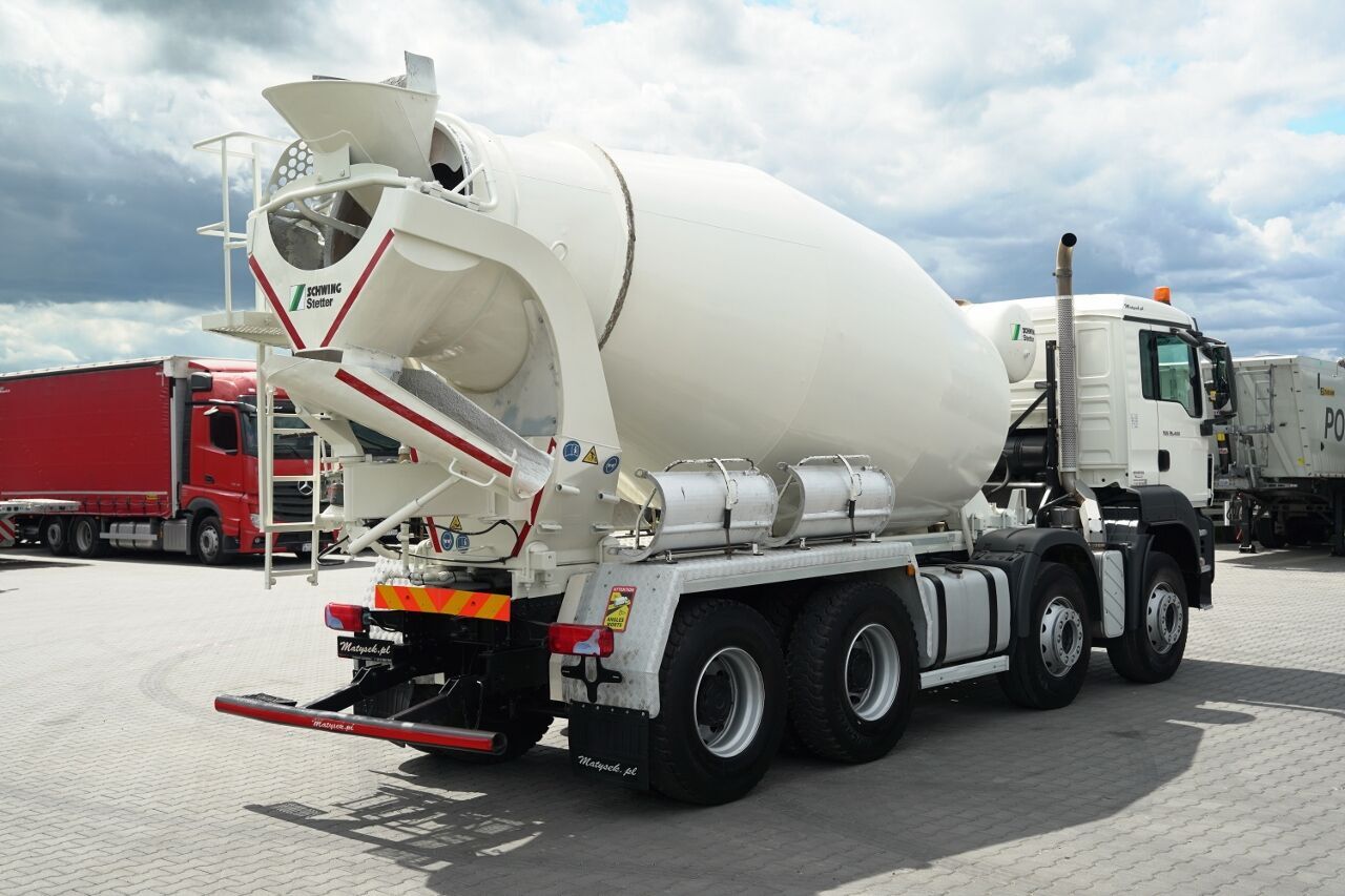 MAN TGS 35.400 / 8x4 / BETONOMIESZARKA / SCHWING STETTER / GRUSZKA 9 - Concrete mixer truck: picture 4 MAN TGS 35.400 / 8x4 / BETONOMIESZARKA / SCHWING STETTER / GRUSZKA 9 - Concrete mixer truck: picture 4