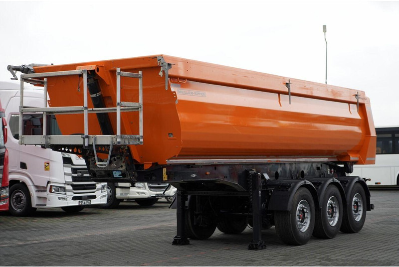 Meiller KIPPER WYWROTKA 26 m3 / STALOWA / RYNNA WANNA HP / OŚ PODNOSZON - Tipper semi-trailer: picture 2 Meiller KIPPER WYWROTKA 26 m3 / STALOWA / RYNNA WANNA HP / OŚ PODNOSZON - Tipper semi-trailer: picture 2