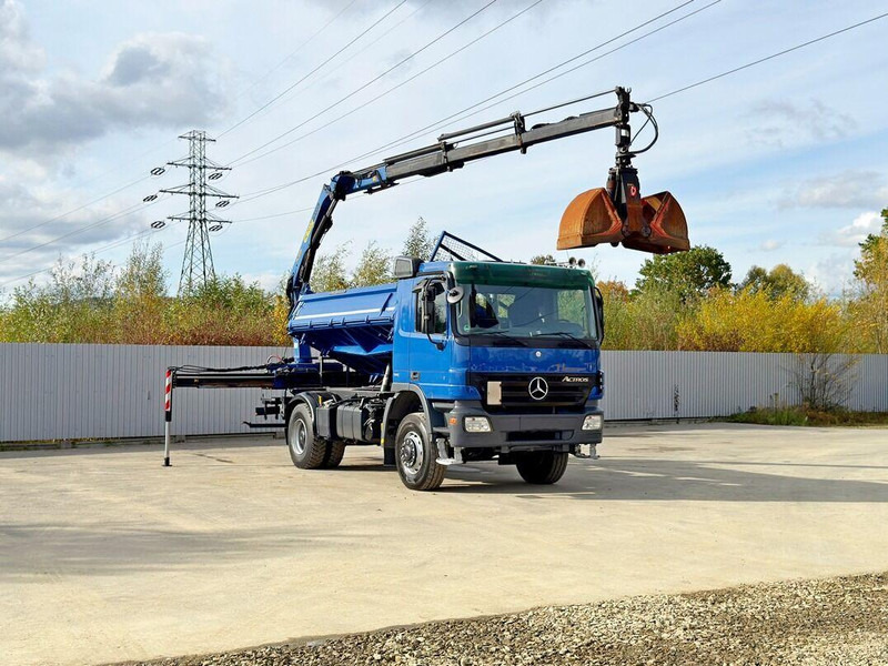 Mercedes-Benz ACTROS 1841 * PK 10501 + FUNK * TOP * 4x4 - Tipper, Crane truck: picture 4 Mercedes-Benz ACTROS 1841 * PK 10501 + FUNK * TOP * 4x4 - Tipper, Crane truck: picture 4