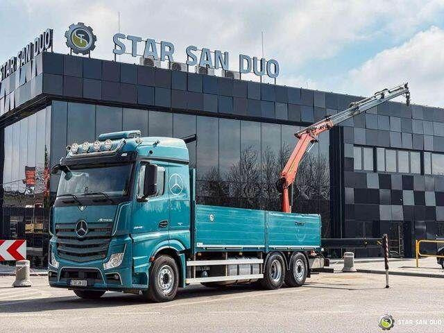 Mercedes-Benz ACTROS 2545 6x2 Palfinger PK 16001 HDS Crane - Dropside/ Flatbed truck, Crane truck: picture 1 Mercedes-Benz ACTROS 2545 6x2 Palfinger PK 16001 HDS Crane - Dropside/ Flatbed truck, Crane truck: picture 1