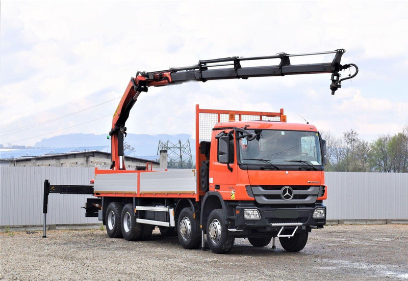 Mercedes-Benz ACTROS 3241 - Dropside/ Flatbed truck, Crane truck: picture 1 Mercedes-Benz ACTROS 3241 - Dropside/ Flatbed truck, Crane truck: picture 1