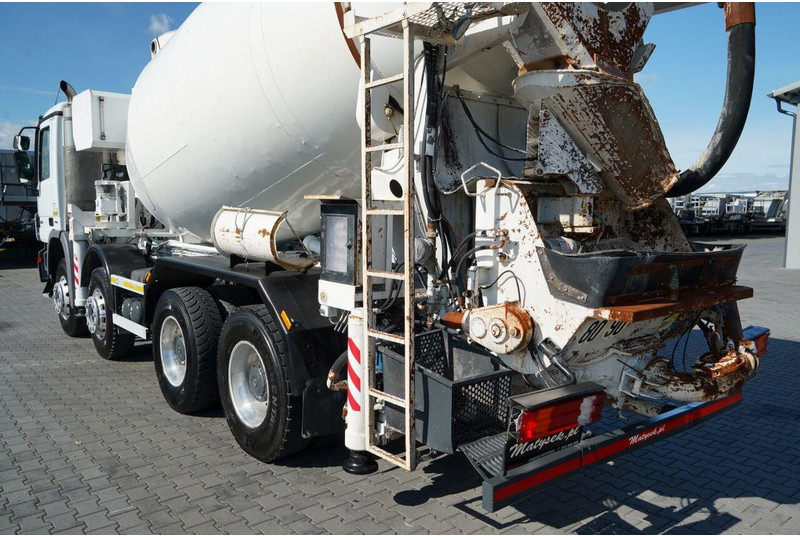 Concrete mixer truck Mercedes-Benz ACTROS 3241 / POMPOGRUSZKA / 8X4 / BETONIARKA + POMPA SERMAC 3Z2: picture 13
