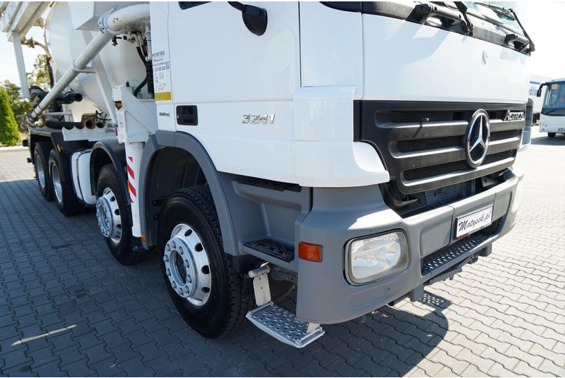 Concrete mixer truck Mercedes-Benz ACTROS 3241 / POMPOGRUSZKA / 8X4 / BETONIARKA + POMPA SERMAC 3Z2: picture 9