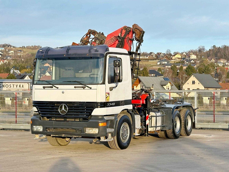 Mercedes-Benz ACTROS 3340 * ABROLLKIPPER * EPSILON E245ZA /6x4 - Hook lift truck, Crane truck: picture 2 Mercedes-Benz ACTROS 3340 * ABROLLKIPPER * EPSILON E245ZA /6x4 - Hook lift truck, Crane truck: picture 2