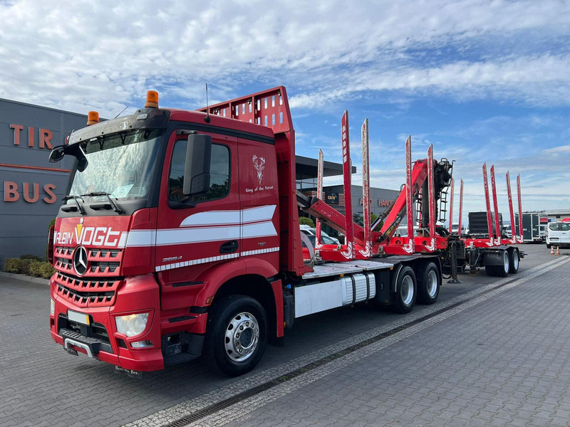 Mercedes-Benz AROCS 2645 EURO 6 6x4 TIMBER CARRIER HOLZTRANSPORT PALFINGER EPS - Timber truck, Crane truck: picture 1 Mercedes-Benz AROCS 2645 EURO 6 6x4 TIMBER CARRIER HOLZTRANSPORT PALFINGER EPS - Timber truck, Crane truck: picture 1