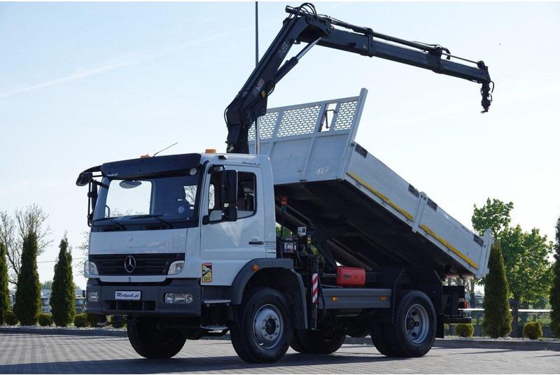 Mercedes-Benz ATEGO 16.24 / 4X4 / WYWROTKA + HDS HIAB 111 BS-2 / PILOT / ROT - Tipper: picture 1 Mercedes-Benz ATEGO 16.24 / 4X4 / WYWROTKA + HDS HIAB 111 BS-2 / PILOT / ROT - Tipper: picture 1