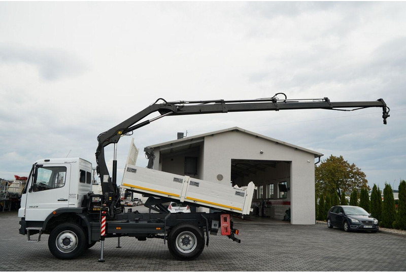Mercedes-Benz ATEGO 1629 / 4x4 / WYWROTKA + HDS HIAB 111 B-3 / PILOT / ROTAT - Tipper, Crane truck: picture 3 Mercedes-Benz ATEGO 1629 / 4x4 / WYWROTKA + HDS HIAB 111 B-3 / PILOT / ROTAT - Tipper, Crane truck: picture 3