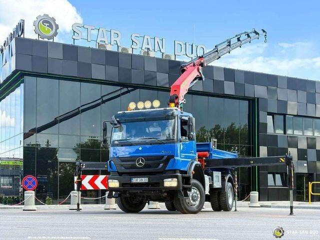 Mercedes-Benz AXOR 1833 4x4 Palfinger PK 22002 EH Crane Winch - Tipper, Crane truck: picture 1 Mercedes-Benz AXOR 1833 4x4 Palfinger PK 22002 EH Crane Winch - Tipper, Crane truck: picture 1