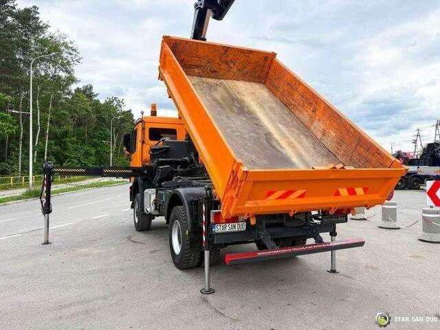 Tipper, Crane truck Mercedes-Benz Actros 1841 AK 4x4 Hiab 288E-7 Crane Kipper: picture 7