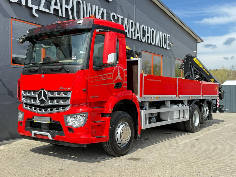 Mercedes-Benz Arocs Actros 2532 / E6 / 6x2 / skrzynia + żuraw Palfinger / budo - Dropside/ Flatbed truck, Crane truck: picture 2 Mercedes-Benz Arocs Actros 2532 / E6 / 6x2 / skrzynia + żuraw Palfinger / budo - Dropside/ Flatbed truck, Crane truck: picture 2