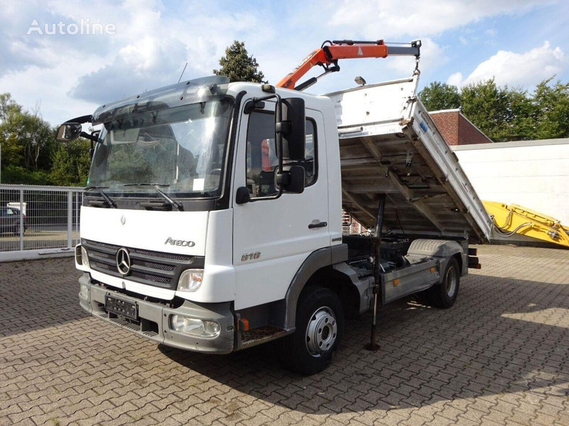 Mercedes-Benz Atego 818 - 3 way tipper+crane - Tipper, Crane truck: picture 1 Mercedes-Benz Atego 818 - 3 way tipper+crane - Tipper, Crane truck: picture 1