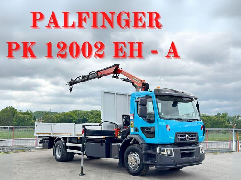 Renault C 320 * PK 12002 EH A + FUNK * TOPZUSTAND - Dropside/ Flatbed truck, Crane truck: picture 1 Renault C 320 * PK 12002 EH A + FUNK * TOPZUSTAND - Dropside/ Flatbed truck, Crane truck: picture 1