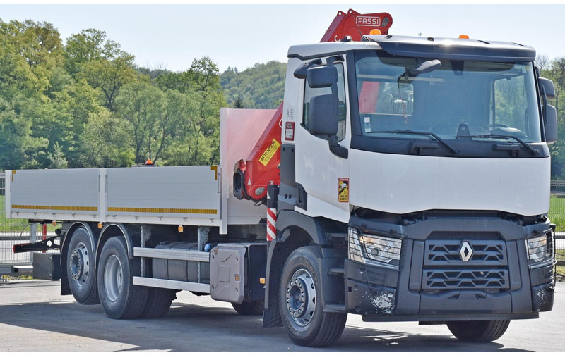 Renault C 380 - Dropside/ Flatbed truck, Crane truck: picture 3 Renault C 380 - Dropside/ Flatbed truck, Crane truck: picture 3