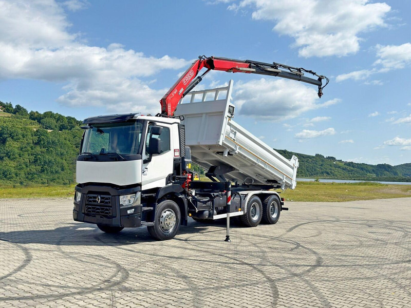 Renault C 430 * FASSI F165A.0.23 + FUNK * 6x4 - Tipper, Crane truck: picture 2 Renault C 430 * FASSI F165A.0.23 + FUNK * 6x4 - Tipper, Crane truck: picture 2