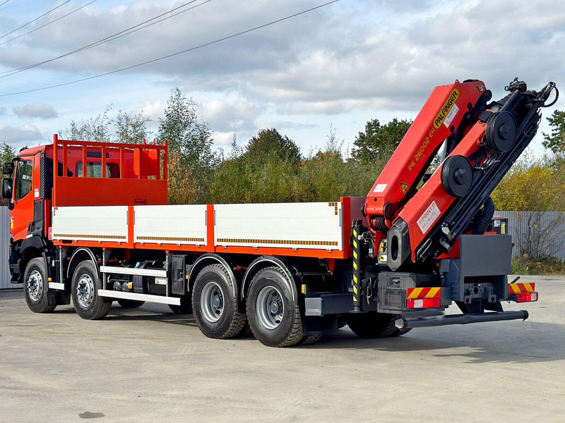 Dropside/ Flatbed truck, Crane truck Renault C430 * PALFINGER PK 26002 - EH F + FUNK/ 8x4: picture 6
