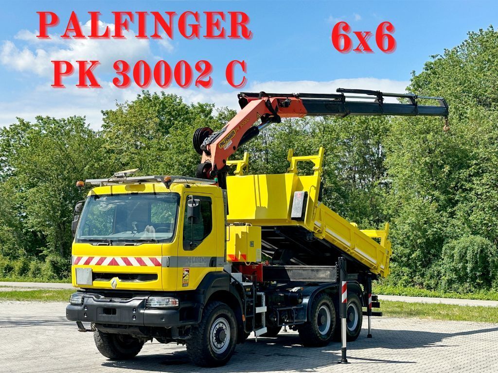Renault KERAX 370 DCI + FUNK/BORDMATIC - Tipper, Crane truck: picture 1 Renault KERAX 370 DCI + FUNK/BORDMATIC - Tipper, Crane truck: picture 1