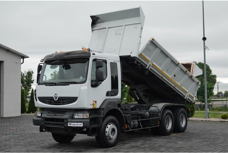 Renault KERAX 410 / 6x4 / WYWROTKA 3- STRONNA / 2X HYDROBURTA / HYDROK - Tipper: picture 1 Renault KERAX 410 / 6x4 / WYWROTKA 3- STRONNA / 2X HYDROBURTA / HYDROK - Tipper: picture 1
