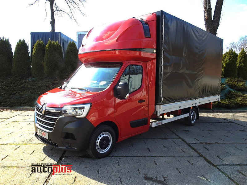 Renault MASTER PLANDEKA 10 PALET WEBASTO TEMPOMAT KLIMATYZACJA LEDY PNEU - Box truck: picture 1 Renault MASTER PLANDEKA 10 PALET WEBASTO TEMPOMAT KLIMATYZACJA LEDY PNEU - Box truck: picture 1
