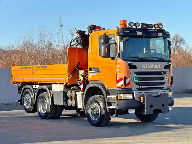 Scania G 360 * KIPPER 4,60m * PALFINGER PK 11002/ 4x4 - Tipper, Crane truck: picture 3 Scania G 360 * KIPPER 4,60m * PALFINGER PK 11002/ 4x4 - Tipper, Crane truck: picture 3