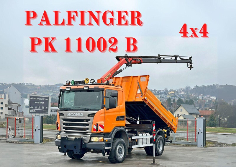 Scania G360 Kipper 4,10m *PK 11002 B + FUNK *4x4 - Tipper, Crane truck: picture 1 Scania G360 Kipper 4,10m *PK 11002 B + FUNK *4x4 - Tipper, Crane truck: picture 1