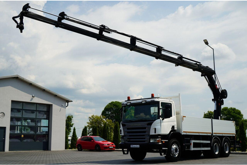 Scania P 360 / 6X4 / SKRZYNIOWY 4.85 + HDS HIAB 211 E-6 HIDUO / UDŹWIG - Dropside/ Flatbed truck, Crane truck: picture 2 Scania P 360 / 6X4 / SKRZYNIOWY 4.85 + HDS HIAB 211 E-6 HIDUO / UDŹWIG - Dropside/ Flatbed truck, Crane truck: picture 2