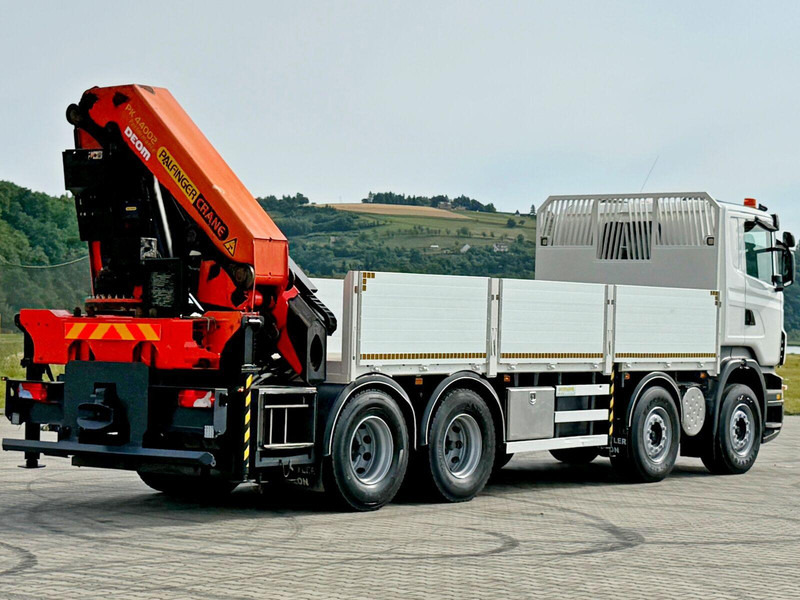 Dropside/ Flatbed truck, Crane truck Scania R 420 PRITSCHE 6,47 m * PK 44002/FUNK * 8x4 /TOP: picture 6