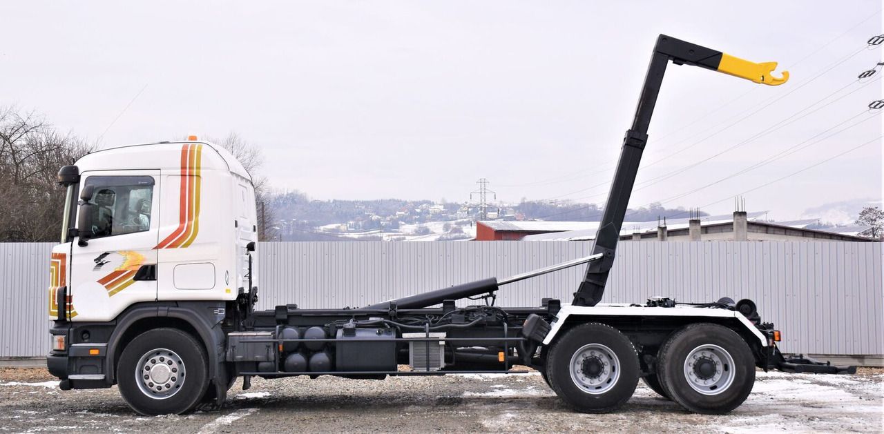 Scania R124 470 Abrollkipper * 6x2 * Motor Problem - Hook lift truck: picture 5 Scania R124 470 Abrollkipper * 6x2 * Motor Problem - Hook lift truck: picture 5