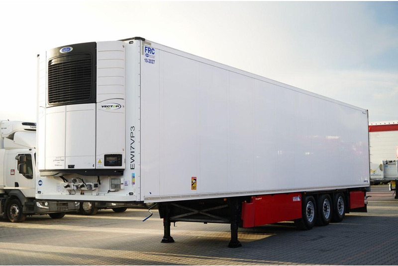 Schmitz Cargobull CHŁODNIA / CARRIER VECTOR 1550 / OŚ PODNOSZONA / DOPPELSTOCK / K - Refrigerator semi-trailer: picture 1 Schmitz Cargobull CHŁODNIA / CARRIER VECTOR 1550 / OŚ PODNOSZONA / DOPPELSTOCK / K - Refrigerator semi-trailer: picture 1