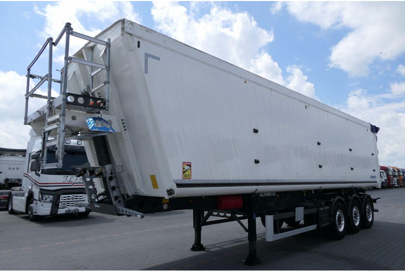 Schmitz Cargobull WYWROTKA 58 M3 / MULDA ALUMINIOWA / KLAPO-DRZWI / OŚ PODNOSZONA - Tipper semi-trailer: picture 3 Schmitz Cargobull WYWROTKA 58 M3 / MULDA ALUMINIOWA / KLAPO-DRZWI / OŚ PODNOSZONA - Tipper semi-trailer: picture 3